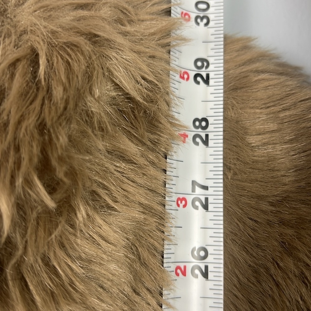 Anne Klein vintage faux fur lined faux suede penny lane style coat size medium - Picture 8 of 12